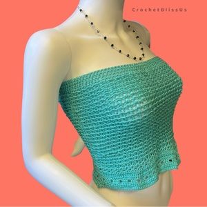 Handmade crochet crop top